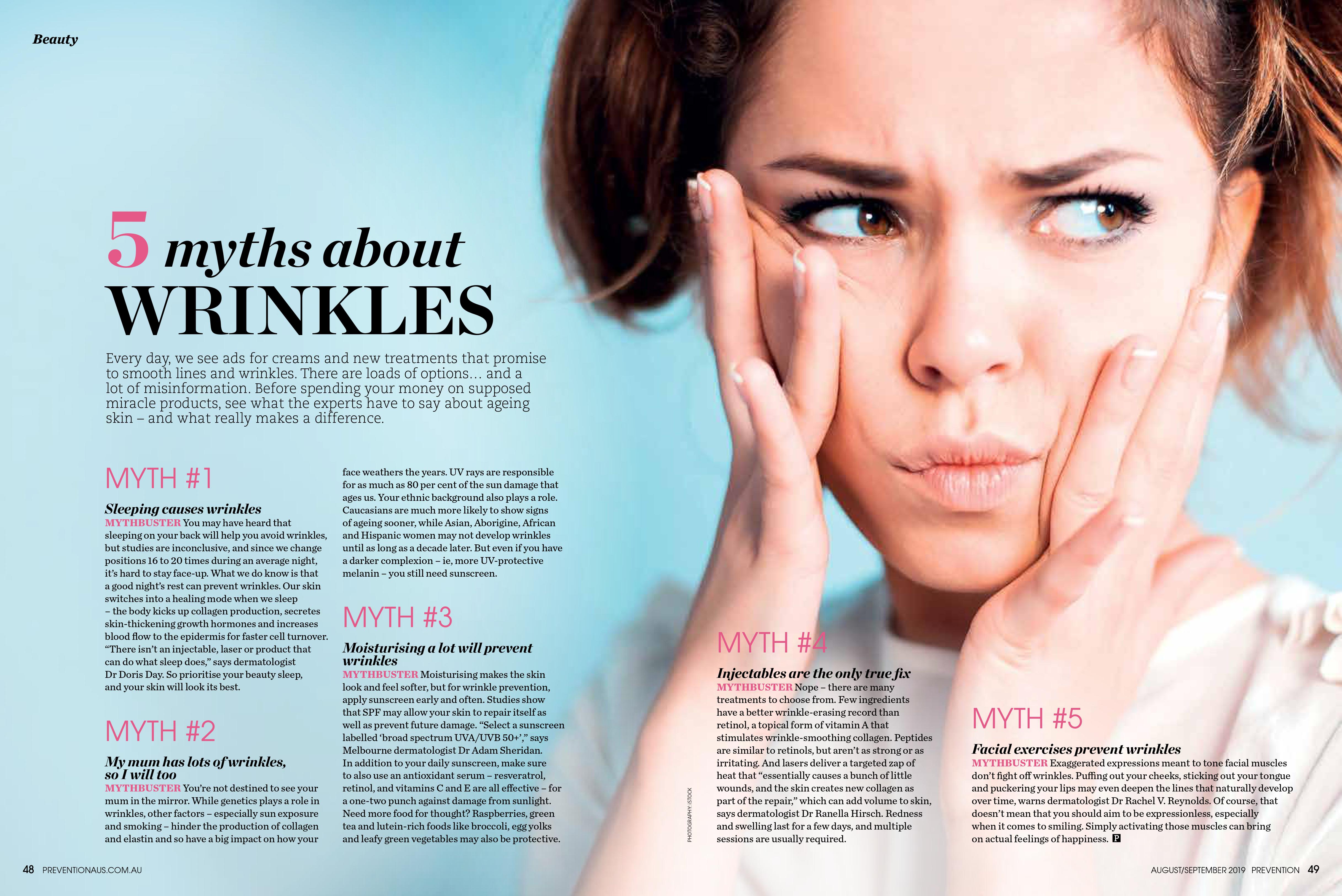 Wrinkle myths